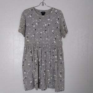 Skull and moon babydoll dress